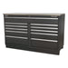 Sealey Modular Floor Cabinet 11 Drawer 1550mm Heavy-Duty APMS04 Sealey - Town Tools 