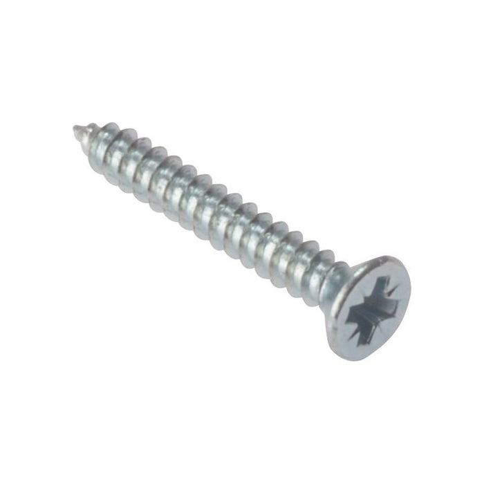 Forgefix Self-Tapping Screw Pozi Compatible CSK ZP 1/2in x 6 Box 200 ForgeFix - Town Tools