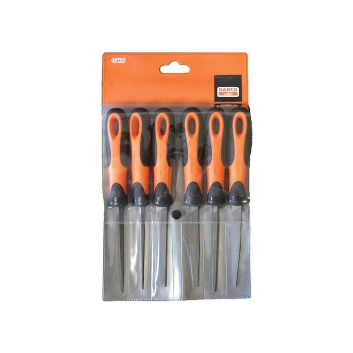 Bahco 1-476 ERGO™ File Set 6 Piece 100mm (4in) Bahco - Town Tools