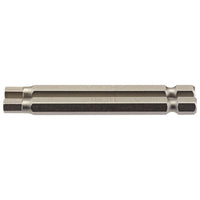 Draper Hexagonal Insert Bit, 5mm, 1/4" Hex, 75mm Long (Pack of 2) 64322