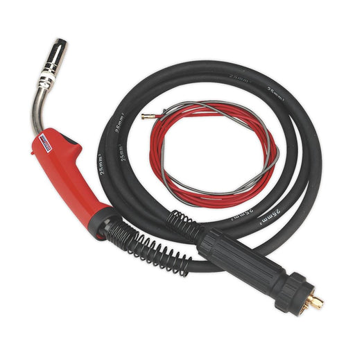Sealey MIG Torch 3m Euro Connector MB25 MIG/T25 Sealey - Town Tools 