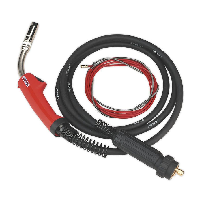 Sealey MIG Torch 3m Euro Connector MB25 MIG/T25 Sealey - Town Tools 