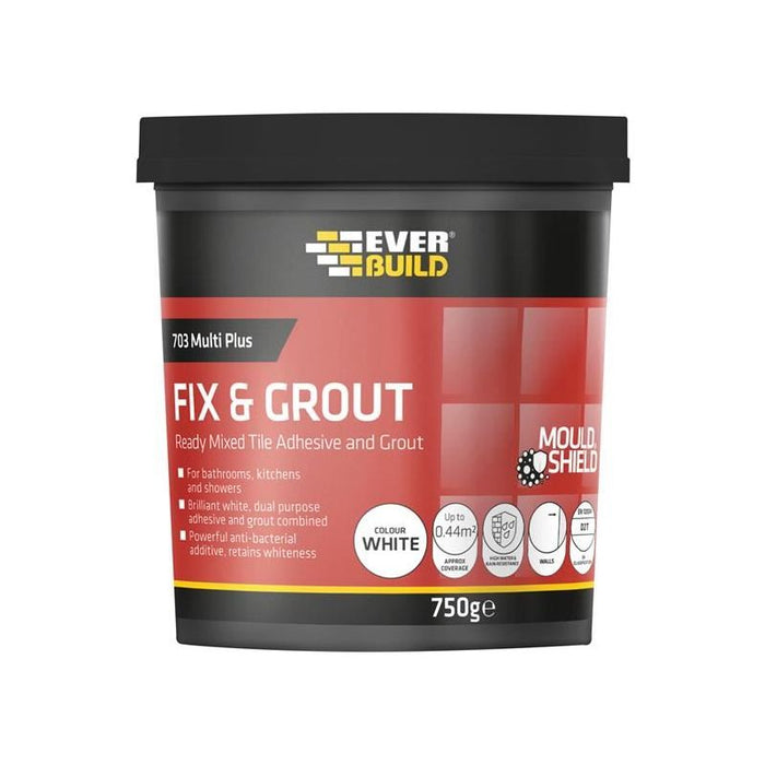 Everbuild Sika 703 Fix & Grout Tile Adhesive 1.5kg Everbuild Sika - Town Tools