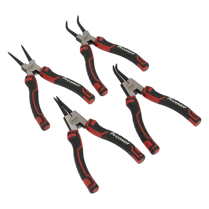 Sealey Circlip Pliers Set 180mm 4pc AK8457 Sealey - Town Tools 