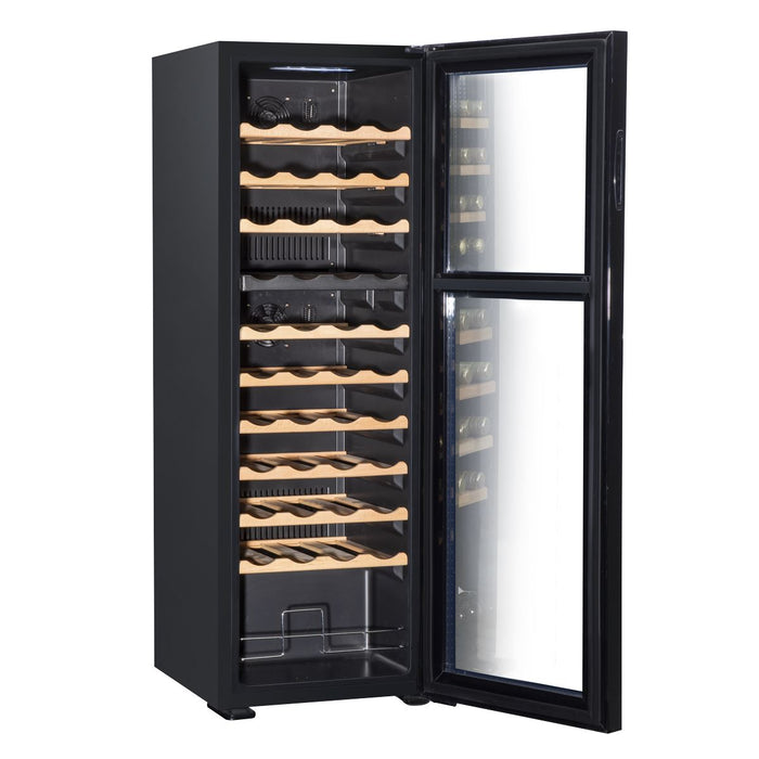 Baridi 44 Bottle Dual Zone Wine Fridge & Cooler DH92