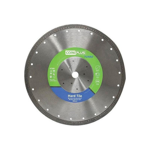Coreplus HT300 Hard Tile Turbo Diamond Blade 300mm CorePlus - Town Tools