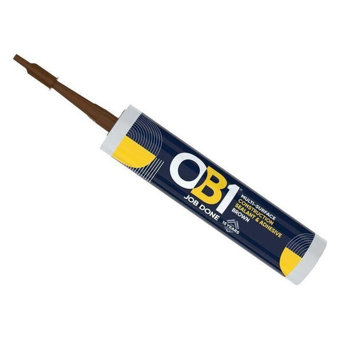 Ob1® Hybrid Sealant & Adhesive Brown 290ml OB1® - Town Tools