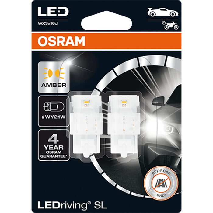 OSRAM LEDriving® SL, WY21W, Amber, LED signal lamps, Off-road only, non ECE Osram - Town Tools 