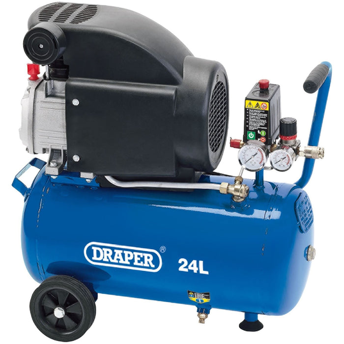 Draper Air Compressor, 24L, 1.5kW 24980 Draper - Town Tools 