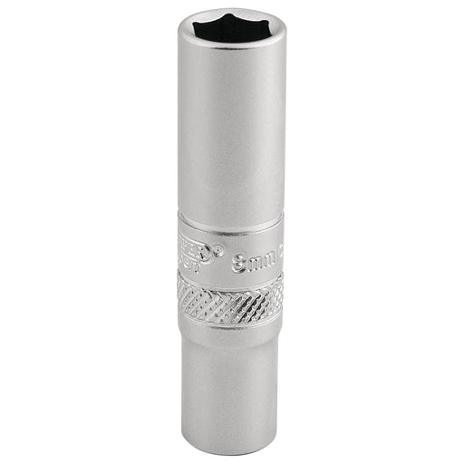 Draper 6 Point Deep Socket, 1/4" Sq. Dr., 8mm 16528 Draper - Town Tools 