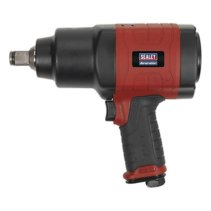 Sealey Composite Air Impact Wrench 3/4"Sq Drive Twin Hammer GSA6004 Sealey - Town Tools 