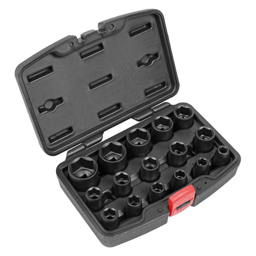 Sealey Premier Premier Impact Socket Set 1/2"Sq Drive 16pc AK5624M Sealey Premier - Town Tools 
