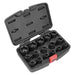 Sealey Premier Premier Impact Socket Set 1/2"Sq Drive 16pc AK5624M Sealey Premier - Town Tools 