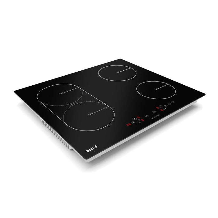 Baridi Integrated Induction Hob 4 Cooking Zones & Bridge Zone 60cm 2800W Output