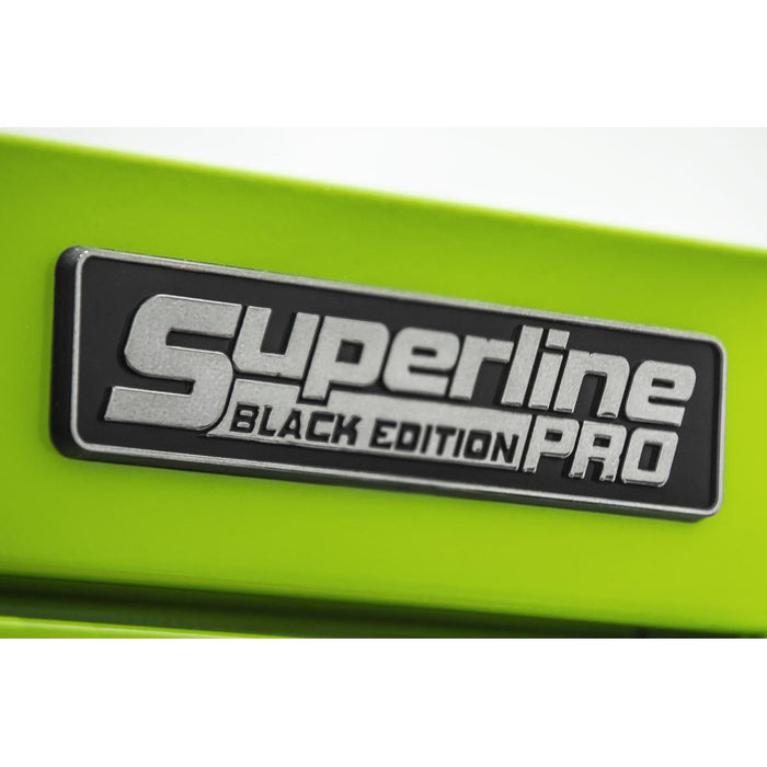 Superline Pro Superline PRO Black Edition Top Hutch & 2 Drawer Riser 1549mm Superline Pro - Town Tools 