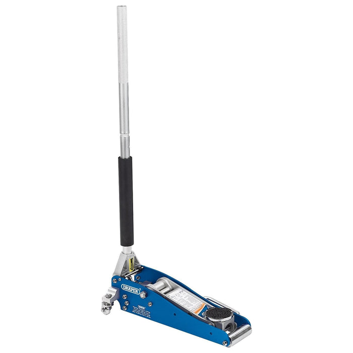 Draper Aluminium Low Profile Trolley Jack, 1.25 Tonne 31242 Draper - Town Tools 