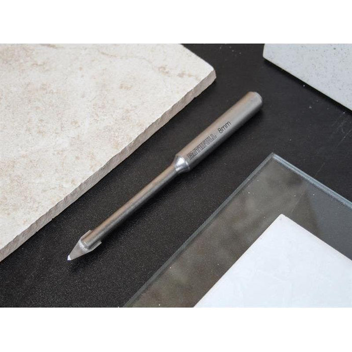 Faithfull Carbide Hard Tile & Glass Drill Bit 8mm Faithfull - Town Tools