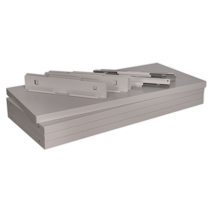 Premier Industrial Shelf for Industrial Cabinets - Pack of 4 Sealey Premier Industrial - Town Tools 