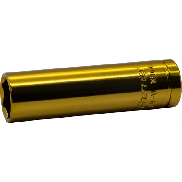 Sealey 1/2"Dr Coloured Socket 16mm (Yellow)