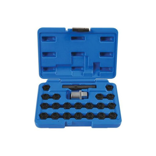 Laser Locking Wheel Nut Key Set 22pc - for BMW 6539 Laser - Town Tools 