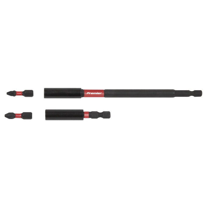 Sealey Premier Premier Impact Grade Power Tool Bit Holder Set 4pc AK8276 Sealey Premier - Town Tools 