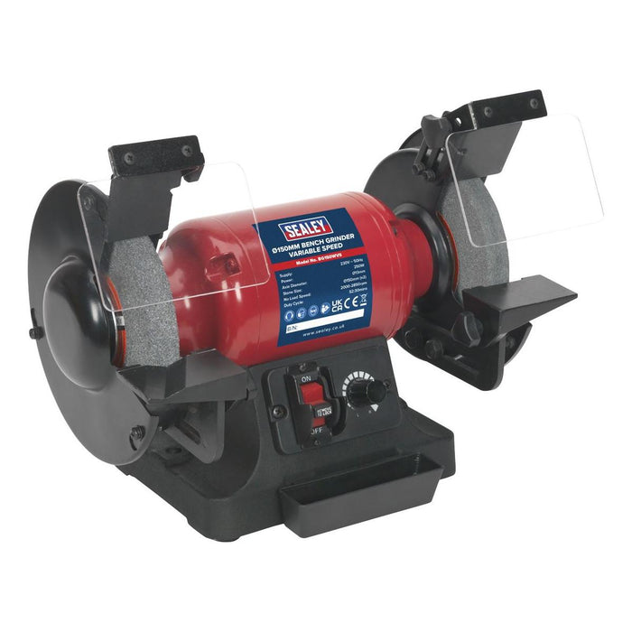 Sealey Bench Grinder150mm Variable Speed BG150WVS Sealey - Town Tools 