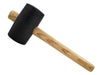 Faithfull FSC Black Rubber Mallet 28oz Faithfull - Town Tools