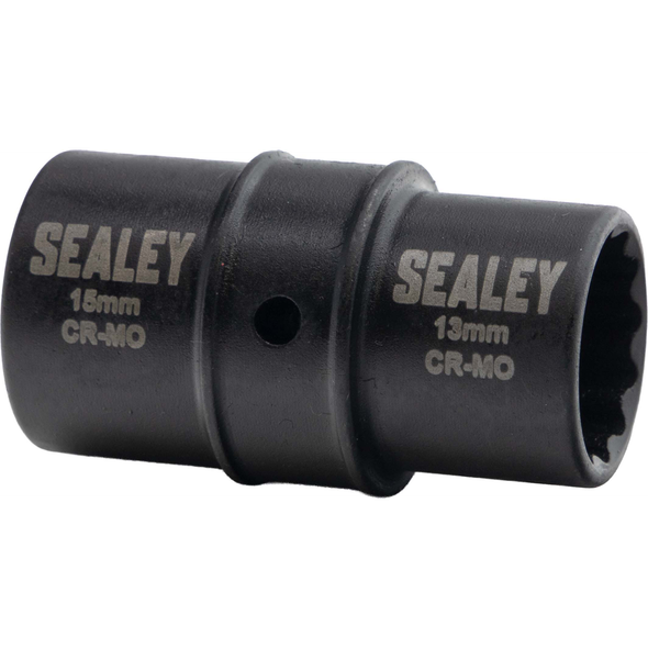 Sealey 1/4"Dr Flip Socket 13 x 15mm