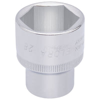 Draper Elora Hexagon Socket, 1/2" Sq. Dr., 28mm 15317