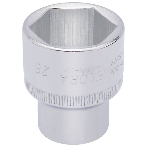 Draper Elora Hexagon Socket, 1/2" Sq. Dr., 28mm 15317 Draper - Town Tools 