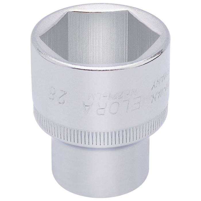 Draper Elora Hexagon Socket, 1/2" Sq. Dr., 28mm 15317 Draper - Town Tools 