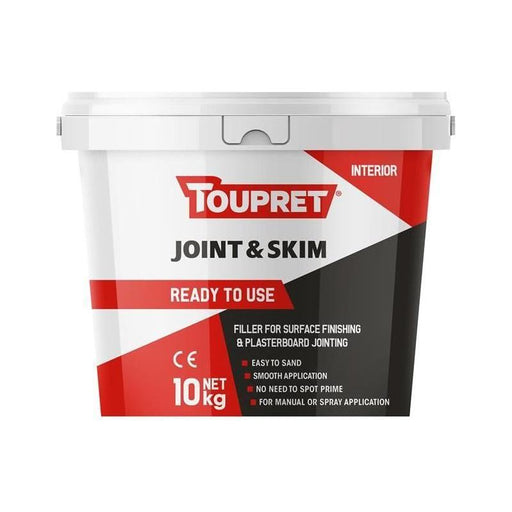 Toupret Ready To Use Joint & Skim 10kg Toupret - Town Tools