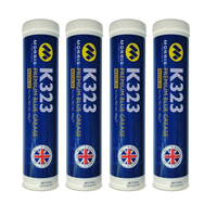 4x Morris K323 Blue Grease Cartridge 400g Premium Lithium Calcium High Pressure