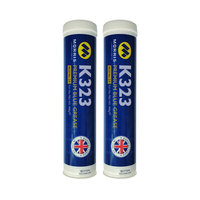2x Morris K323 Blue Grease Cartridge 400g Premium Lithium Calcium High Pressure