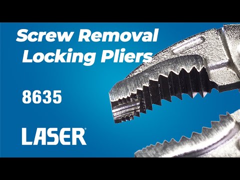 Laser Screw Removal Locking Pliers 7" - 8635 Laser - Town Tools
