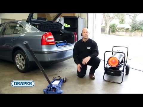 Draper Jet Force Diesel, Kerosene and Paraffin Space Heater, 215,000 BTU/62 kW Draper - Town Tools