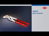 Draper Knipex 86 06 250 SB VDE Pliers Wrench, 250mm Draper - Town Tools