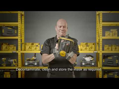 Dewalt Respiration P3 Full Face Mask Respirator - Medium DEWALT Respiration - Town Tools