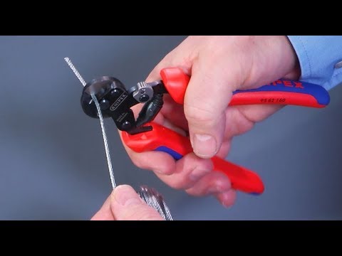 Draper Knipex Wire Rope Cutters with Heavy Duty Handles, 160mm 04598 Draper - Town Tools