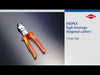 Draper Knipex 74 06 200 Fully Insulated High Leverage Diagonal Side Cutter, 200m Draper - Town Tools
