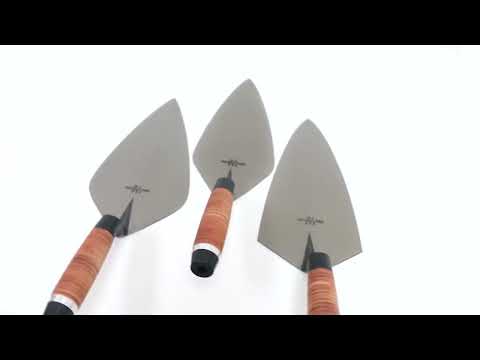 Marshalltown 19L Philadelphia Pattern Brick Trowel Leather Handle 10in Marshalltown - Town Tools
