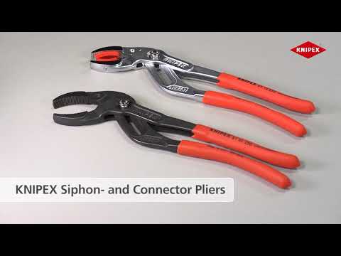 Knipex Plastic Pipe Grip Pliers Black 250mm Knipex - Town Tools