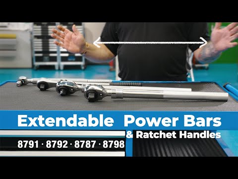 Laser Extendable Ratchet Handle 3/4"D Laser - Town Tools
