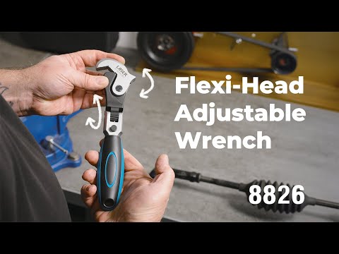 Laser Flexi-Head Adjustable Wrench 14 - 32mm Laser - Town Tools