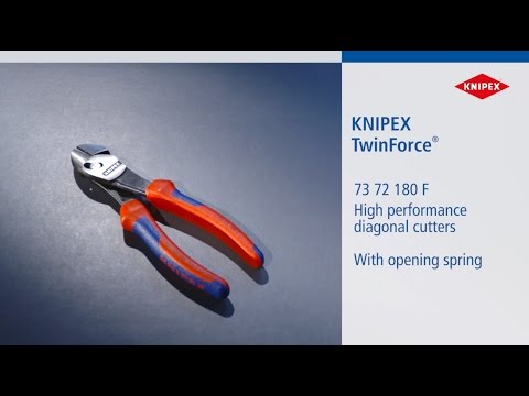 Draper Knipex Twinforce 73 72 180F High Leverage Diagonal Side Cutters Draper - Town Tools