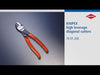 Draper Knipex 74 01 200 SBE High Leverage Diagonal Side Cutter, 200mm 80272 Draper - Town Tools
