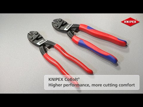 Draper Knipex Cobolt 71 21 200SB Compact 20&deg; Angled Head Bolt Cutters, 200mm Draper - Town Tools