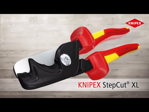 Draper Knipex 95 18 225 StepCut XL VDE Insulated Cable Shears, 225mm Draper - Town Tools