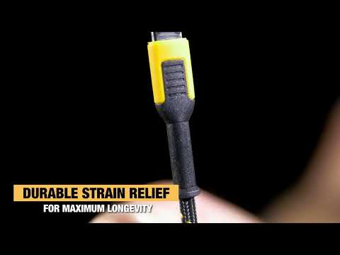 Dewalt Telecoms USB C to USB C 100W Reinforced Charging Cable 1.2m (4ft) DEWALT Telecoms - Town Tools