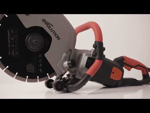 Evolution R230DCT 230mm Disc Cutter + Blade 2000W 240V Evolution - Town Tools